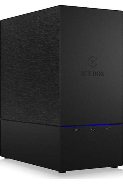 ICY BOX Θήκη για 2 Σκληρούς Δίσκους 3.5 " SATA III με Σύνδεση USB 3.0 60045 Κ...