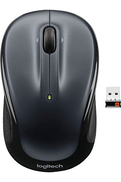 logitech M325 Ασύρματο Μίνι Ποντίκι Σκούρο Ασημί