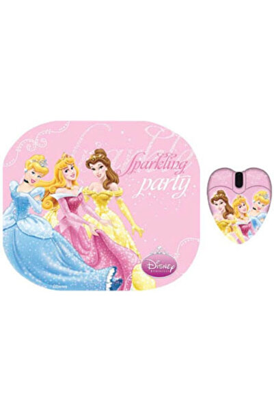 Disney Πρινσές Διπλή Συσκευασία Ενσύρματο Μίνι Ποντίκι Πολύχρωμο
