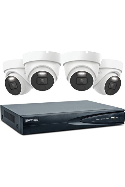 Other Σύστημα Παρακολούθησης Incovideo 4 Κάμερες IP με Καταγραφικό NVR