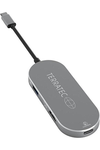Terratec Σταθμός σύνδεσης Connect C5 USB-C με HDMI και PowerDelivery, Ασημί
