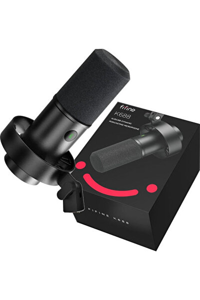 Fifine K688 Δυναμικό Μικρόφωνο XLR USB με Αντικραδασμική Βάση