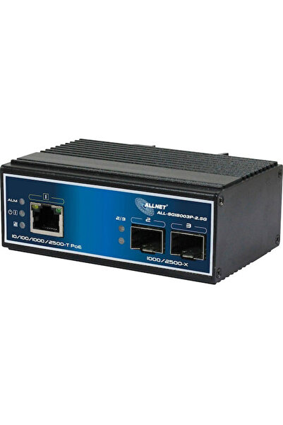 ALLNET Μη διαχειριζόμενος διακόπτης L2 με 1 θύρα Ethernet και 2 θύρες SFP