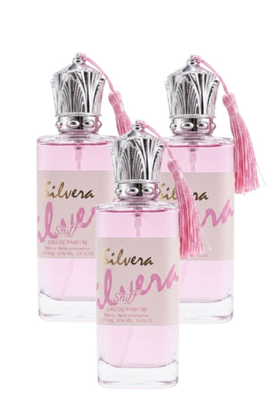 Sniff 3 قطع من عطر سيلفيرا 100 مل
