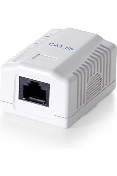 EQUIP Μονή Εξωτερική Πρίζα Δικτύου RJ45 σε Λευκό Χρώμα 235211