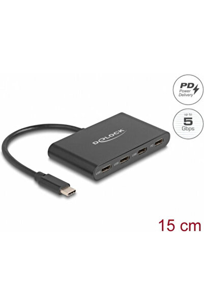 DELOCK Διανομέας USB 3.2 3 Θυρών με σύνδεση USB-C Κωδικός: 64174