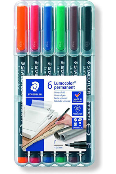 Staedtler Μαρκαδόροι Σχεδίου 1mm Πάχους Σετ 6 τεμαχίων Κωδικός: ST-S-318-WP6-...