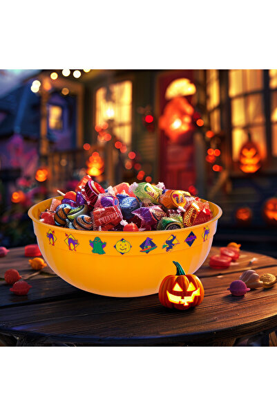Alista Home Halloween serving bowl orange, plastic, 30x12 cm