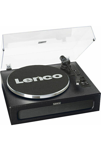 Lenco LS-430BK LS-430BK Πικάπ με προενισχυτή και ενσωματωμένα ηχεία, Μαύρο