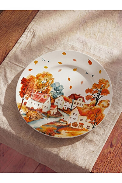 LC Waikiki Timeless Clothing & Timeless Choices Autumn Themed Porcelain Servi...