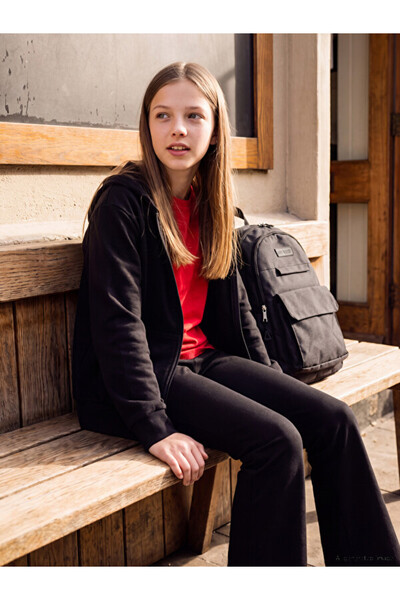 LC Waikiki Timeless Clothing & Timeless Choices Hooded Girls' Zip-Up Sweatshirt