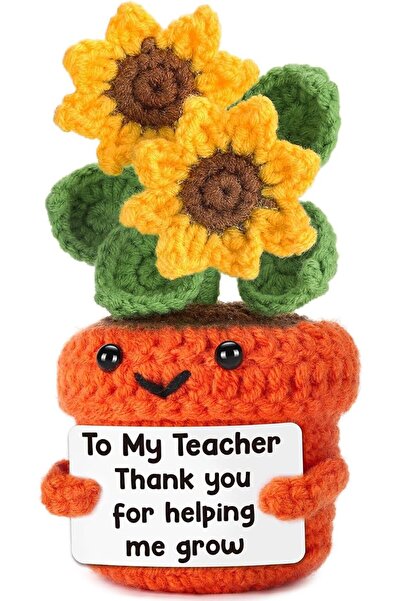 TERRIFI Positive Pocket Dinosaur Doll, Funny Emotional Support Knitted Dinosa...