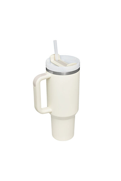 Ecolife Θερμός Καφέ Κρεμ Χρώματος 900ml