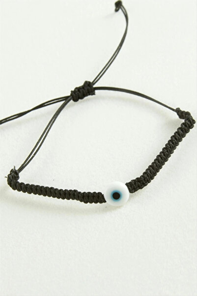 Mercansa Evil Eye Bead Macrame Rope Bracelet