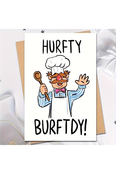 KASTWAVE Funny Chef Birthday Card for Him Her Mom Dad | Unique Gag Greeting C...