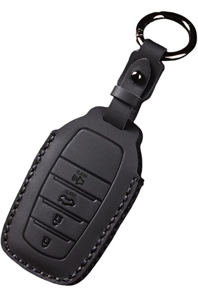 GENERAL PU Leather Good Protection Car Key Fob Case Compatible with Toyota Ca...