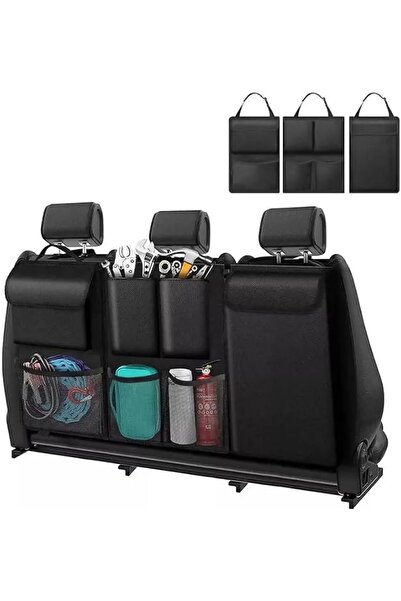 KASTWAVE Car Trunk Organizer Holder, Detachable Vehicle Seatback Hanging Stor...