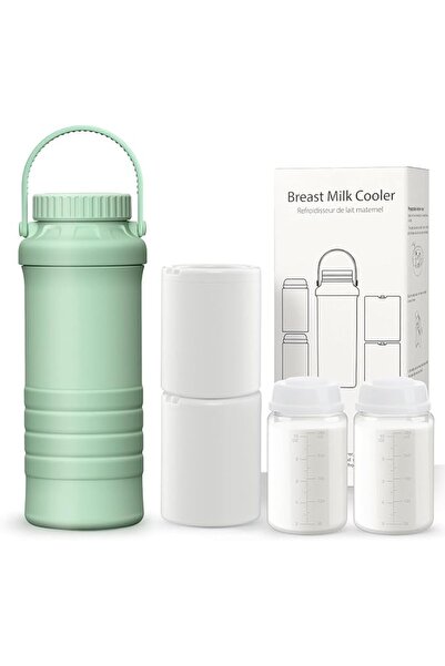 Forubar 600ml Portable Breast Milk Cooler, Breastmilk Cooler Bottle 360° Tota...