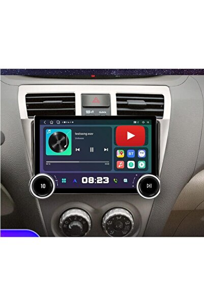 Carplayer شاشة أندرويد لتويوتا ياريس موديل 2007-2013، مع مقبضين، ذاكرة وصول ع...