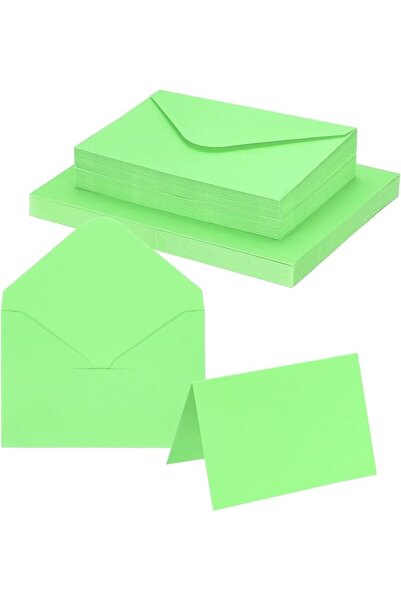 PATIKIL 4 x 6 Blank Greeting Cards and Envelopes, 50Sets Half Fold Note Cards...