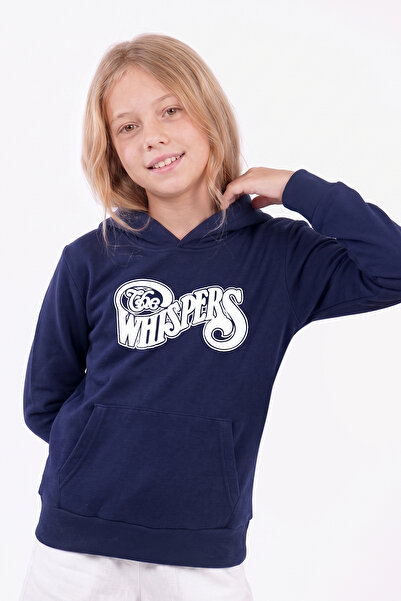 FYK KİDS Girl's Printed Kangaroo Pocket Long Sleeve Hooded Sweatshirt