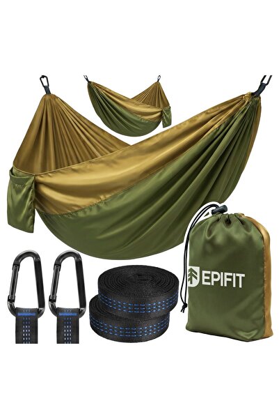 Epifit Hamac mare de camping 300x200cm 200kg Verde Kaki