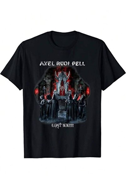 26LIK تي شيرت رجالي بطبعة جرافيك من Axel Rudi Pell'S Lost Domain - منتج رسمي ...