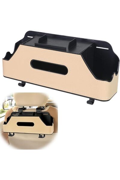 SmartMaster Car Back Seat Organizer Car Seat Back Tissue Box and Storage Hook...