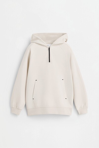 LEFTIES İnterlok kapüşonlu sweatshirt
