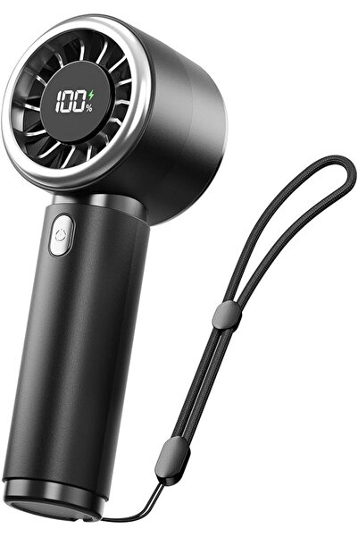 Generic Portable Turbo Handheld Fan,5 Speeds & LED Display,3000mAh USB Mini R...