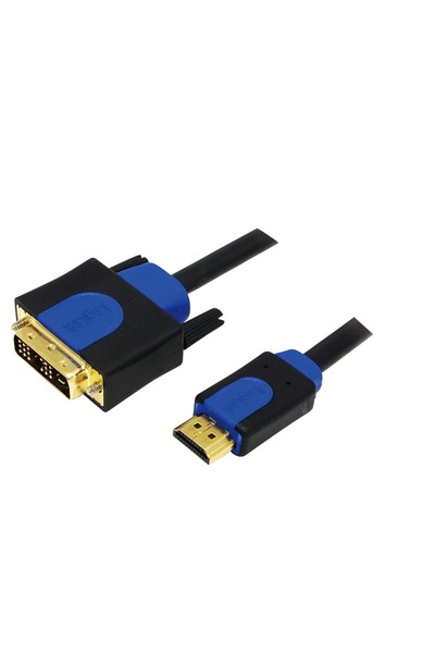 LogiLink CABLU video LOGILINK, adaptor HDMI (T) la DVI-D SL (T), 10m, conecto...