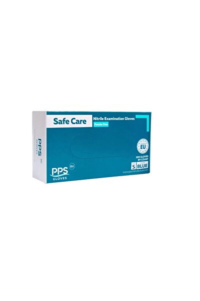 PPS Nitrile Pps Gloves, Single Use, 100 Pcs/Box - Blue - Size S, Blue