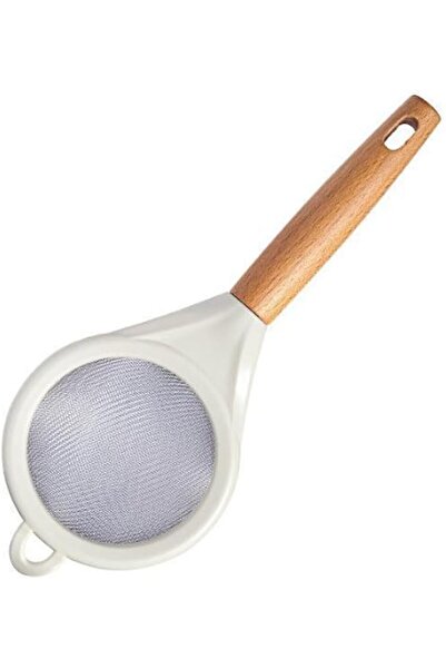 ALMEKAQUZ Fine Mesh Strainer, Stainless Steel Food Sieve with Wooden Handle, ...