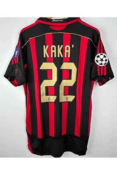 BYSPORTAKUS A.c Milan 2006/07 Kaka Leite Özel Nostalji Forması (RED)