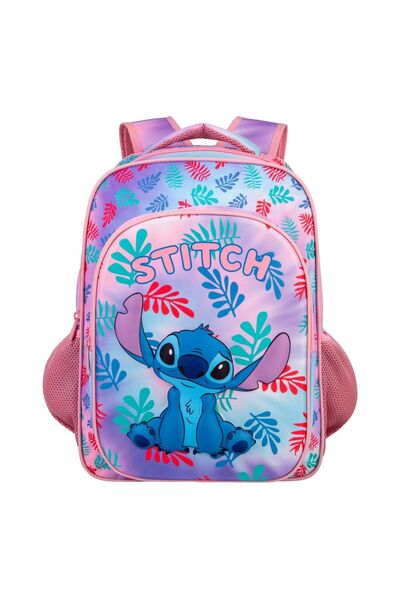 Zâna Casei Ciel Pink Backpack with Stitch Pattern