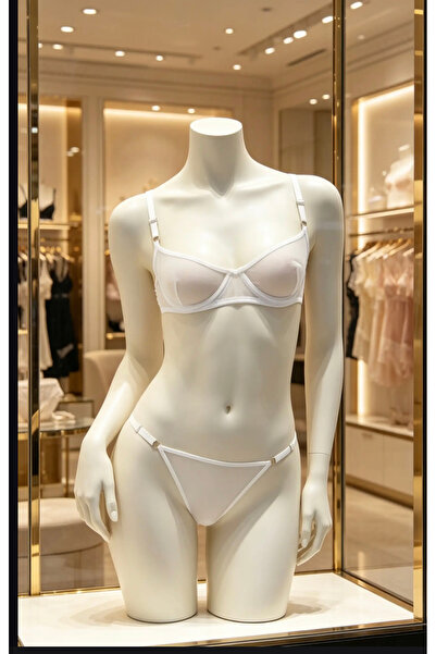 kiari Soleil Tulle Underwire Capless Comfortable Underwear Set