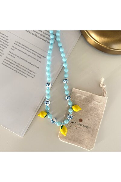 Alice İsstanbul Lemon Charm Necklace