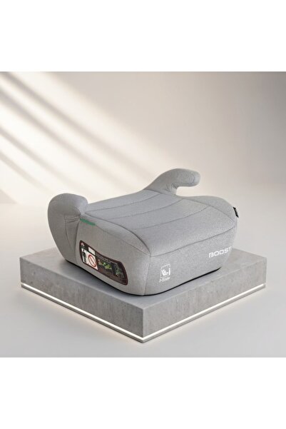 Moni Boost Grey Înălțător Auto i-Size, R129/04, 125-150 cm, Ușor, Tapițerie D...