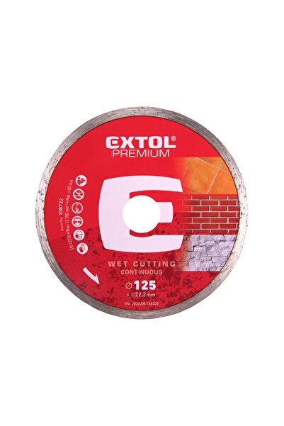 Extol Premium Disc diamantat pentru tăiere umedă, EXTOL PREMIUM, 125mm, 12200...