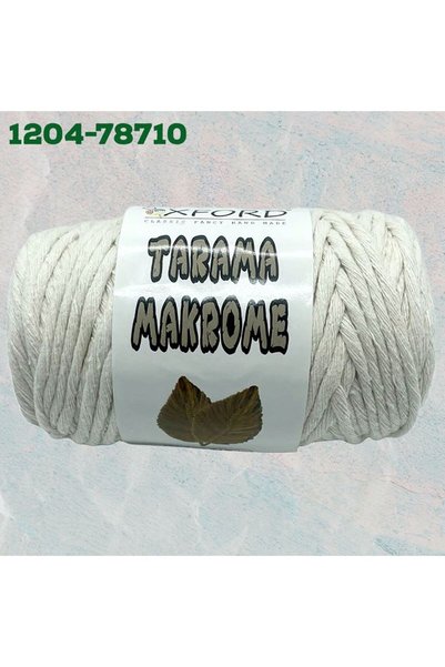 Oxford İplik Tarama Macrame 5 mm - 1204.78710 Cream