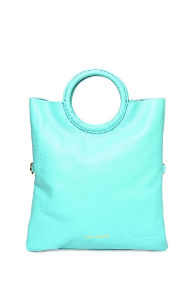 SimpleFind Carla Ferreri Geanta piele -Carmen-Verde,Geanta de mana piele natu...