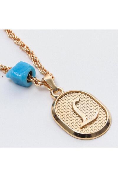 ZERO LAND Ilkestor Plastic Beaded Twisted (232831) Letter Necklace-L