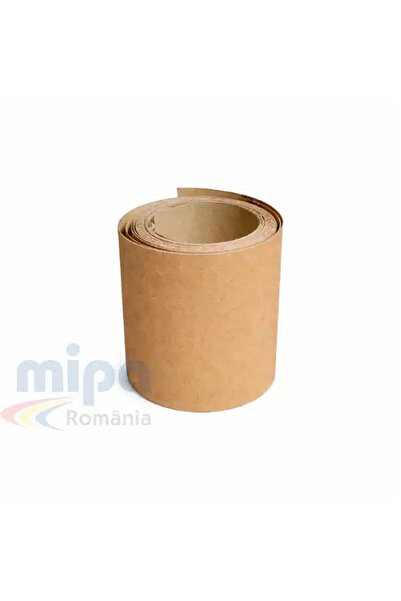 MIPA Rolă abrazivă cu prindere tip arici, aurie, 70 mm x 5 m, P80
