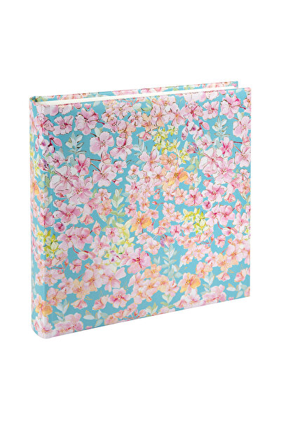 Forever Spring Yapıştırmalı Fotoğraf Albümü 25x25 cm 60 Sayfa 120 Fotoğraf Çiçek Desenli