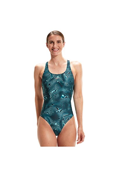 SPEEDO ALLOVER DIGITAL POWERBACK 0035091-5892W Πράσινο
