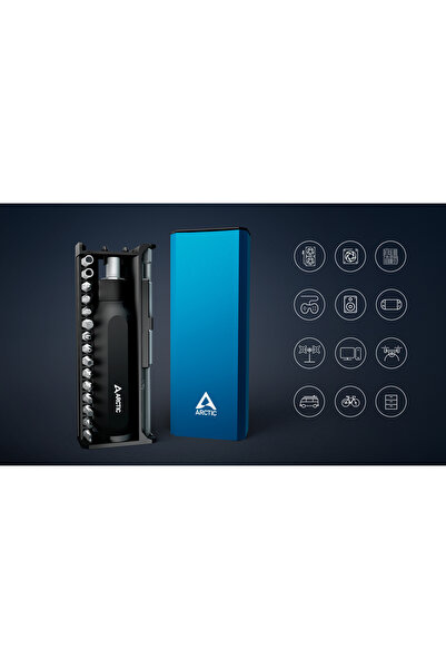 Arctic Kit surubelnita si biti Arctic, 29 piese, capete magnetice, lungime bi...