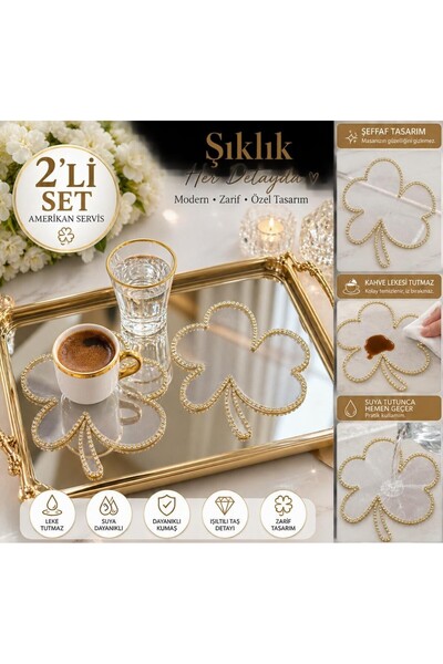 EKOSEHOME Luxury Presentation Napkin for 2 People