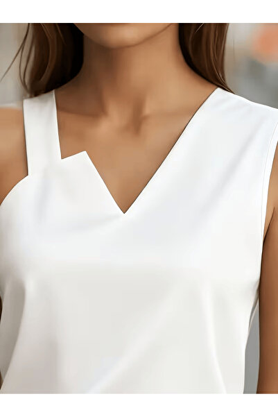 StilVibe Women's Asymmetrical Strap Top