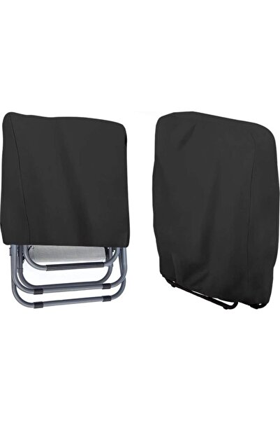 STARSTAR Garden Chair Covers - 2-Pack Lounge 110x71x34 cm Black Provides idea...