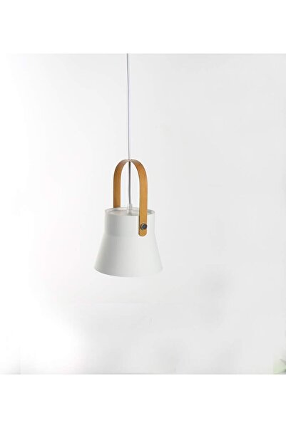 OtherMax Lampă suspendată de tavan industrială din metal modernă Albă 16.5x13...